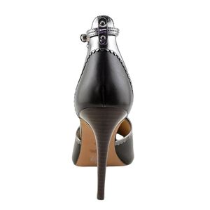 COPY - COACH 8.5 Classy peep-toe silhouette Stiletto Black/Gun metal Dual sha…
